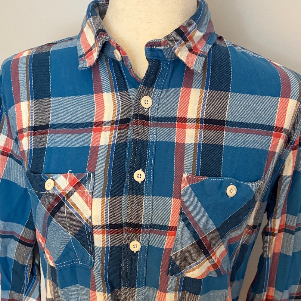 JNCO Button Down Plaid Shirt Size Medium - Picture 3 of 8